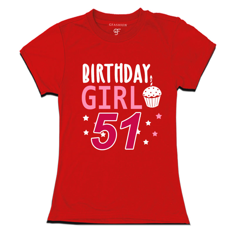 Birthday Girl t shirts for 51st year