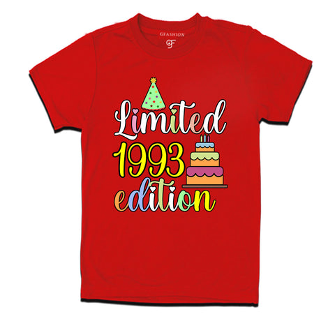 limited 1993 edition birthday t-shirts