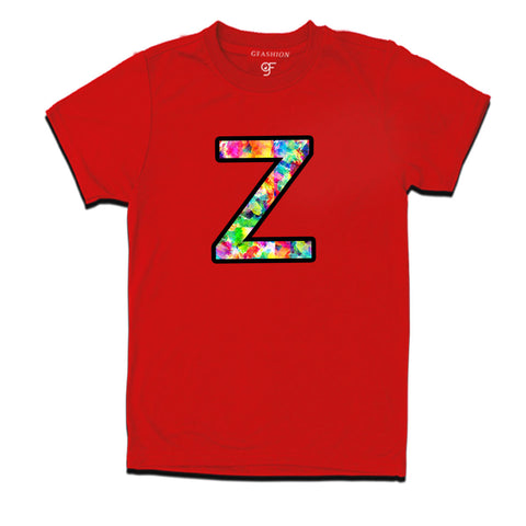 Initial Z t shirts for kids and adults