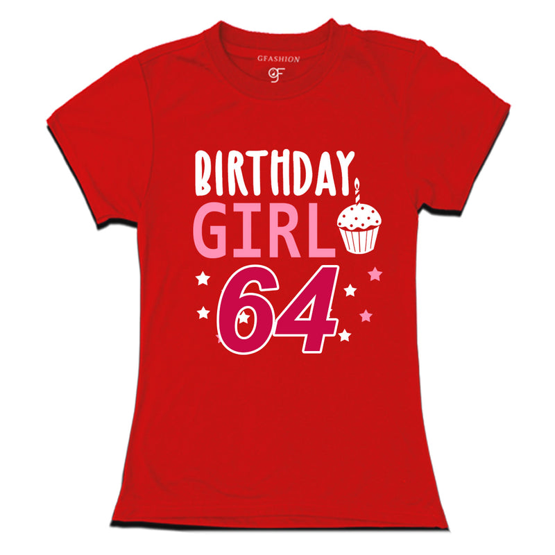 Birthday Girl t shirts for 64th year