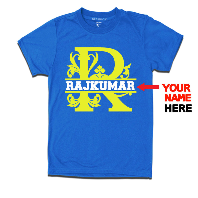 Initial R with name t shirts for kids and adults