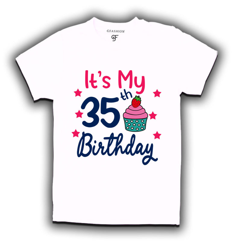 it's my 35th birthday tshirts for  men's and women's