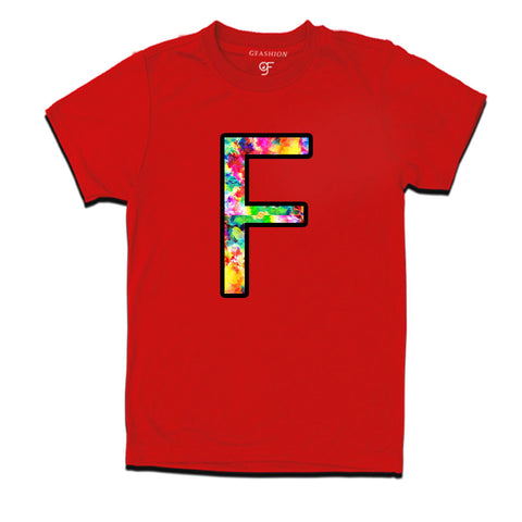 Initial F t shirts for kids and adults
