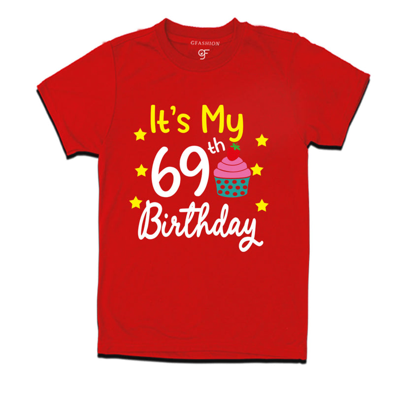 it's my 69th birthday tshirts for men's and women's