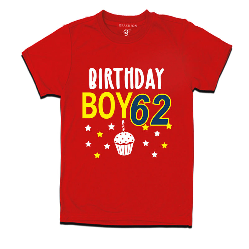 Birthday boy t shirts for 62nd year