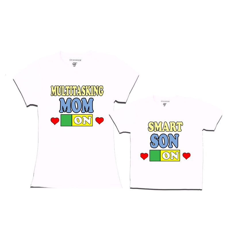 MULTITASKING MOM SMART SON ON COMBO T SHIRTS
