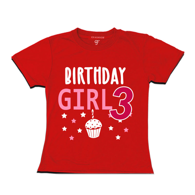 Birthday Girl t shirts for 3rd year