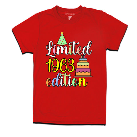 limited 1963 edition birthday t-shirts