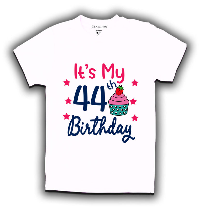 it's my 44th birthday tshirts for men's and women's