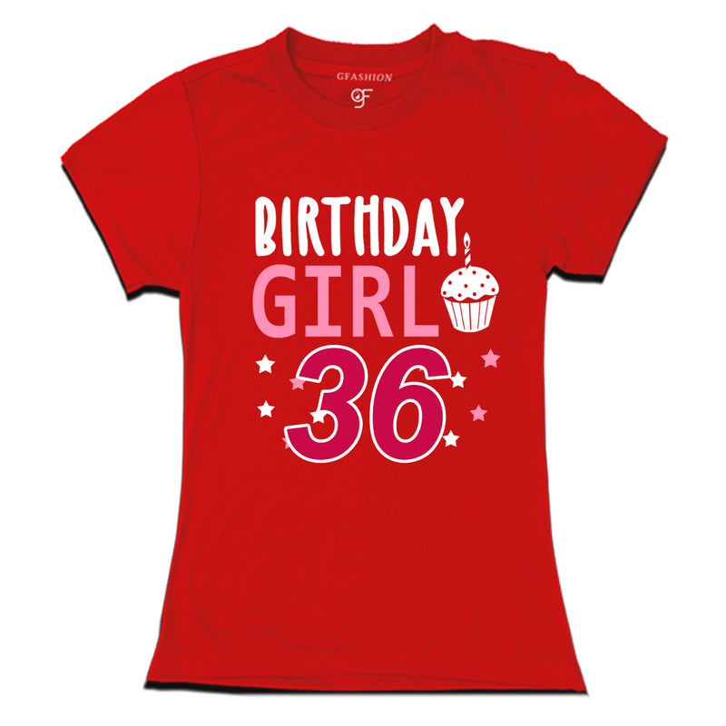 Birthday Girl t shirts for 36th year