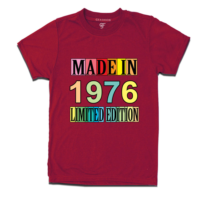 Made in 1976 Limited Edition t shirts