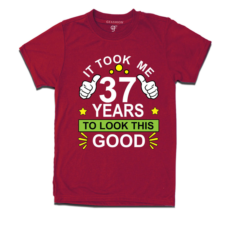 37th birthday tshirts with it took me 37 years to look this good design