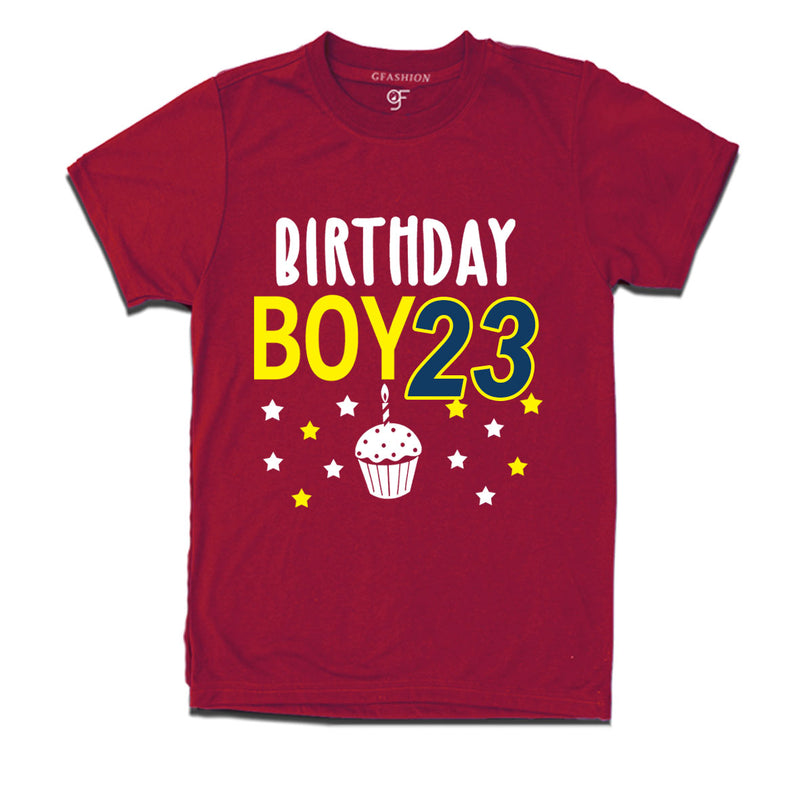 Birthday boy t shirts for 23rd year