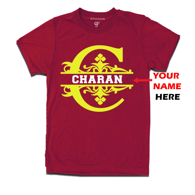 Initial C with name t shirts for kids and adults