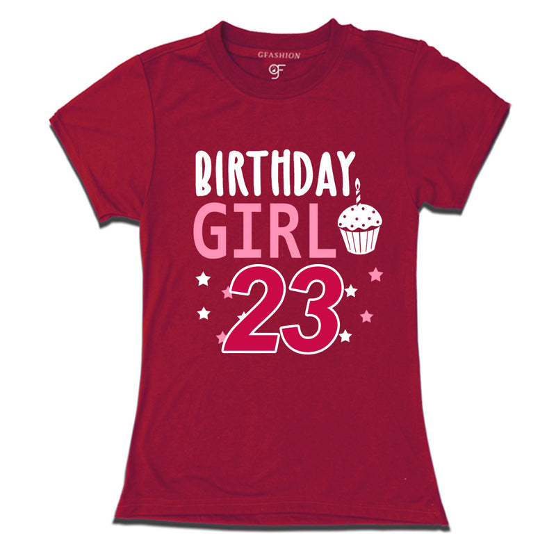 Birthday Girl t shirts for 23rd year