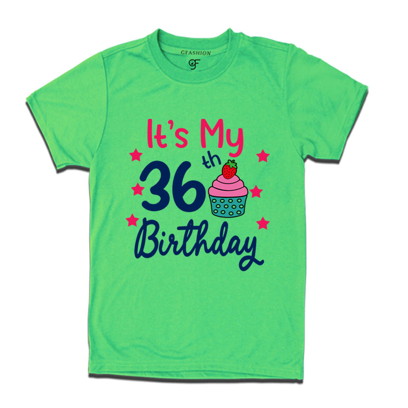 it's my 36th birthday tshirts for  men's and women's