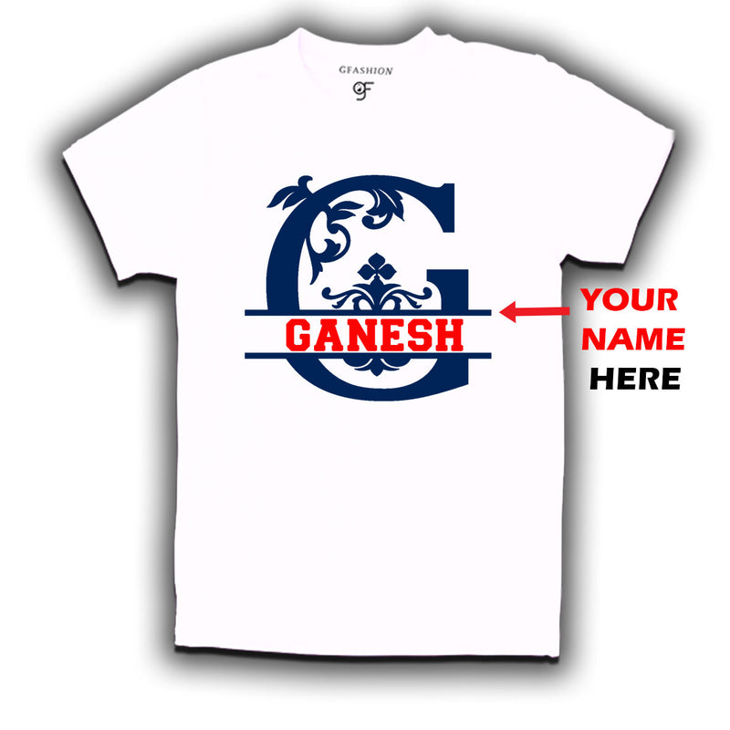 Initial G with name t shirts for kids and adults
