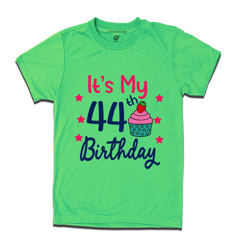 it's my 44th birthday tshirts for men's and women's