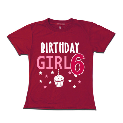 Birthday Girl t shirts for 6th year
