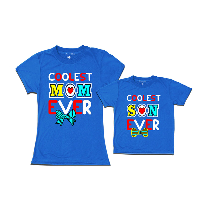 COOLEST MOM SON EVER MATCHING T SHIRTS