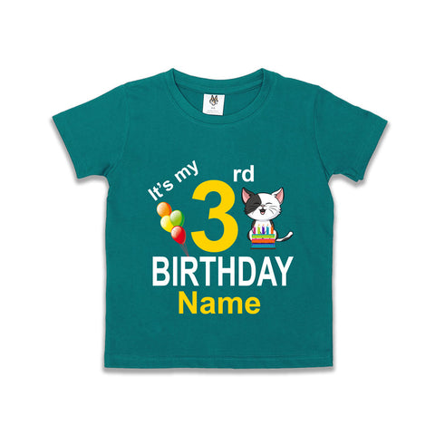 3rd birthday t-shirts for girl or boy