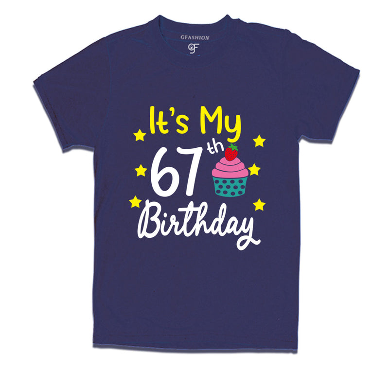 it's my 67th birthday tshirts for men's and women's