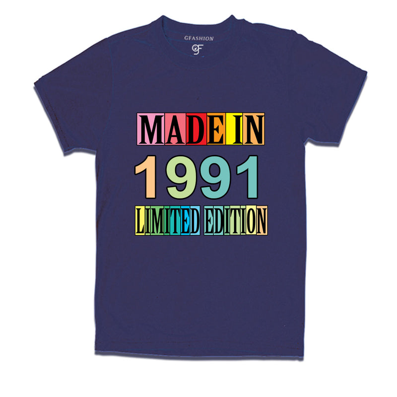 Made in 1991 Limited Edition t shirts