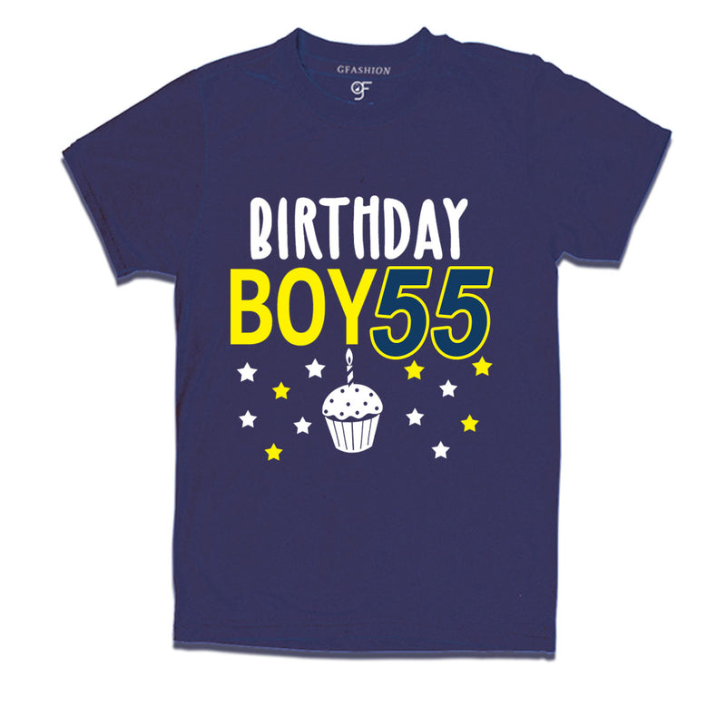 Birthday boy t shirts for 55th year