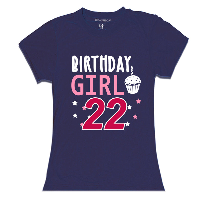 Birthday Girl t shirts for 22nd year