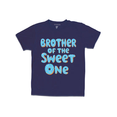 Brother of the sweet one Donut boys t shirt