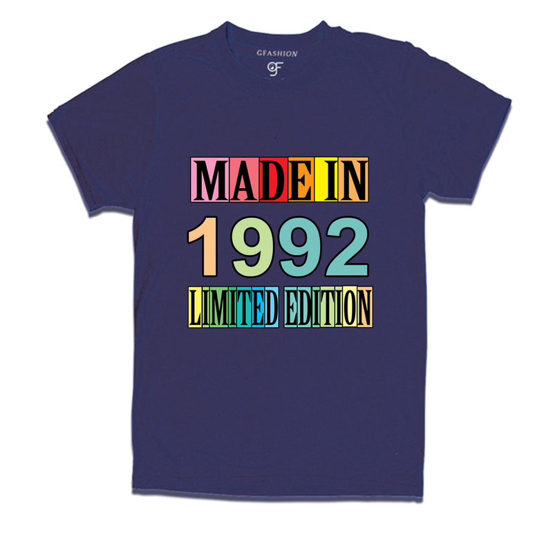 Made in 1992 Limited Edition t shirts