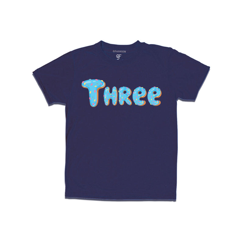 Donut Birthday boy t shirts for 3rd birthday