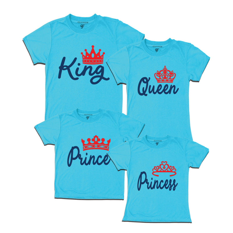 KING QUEEN PRINCE PRINCESS FAMILY T-SHIRTS