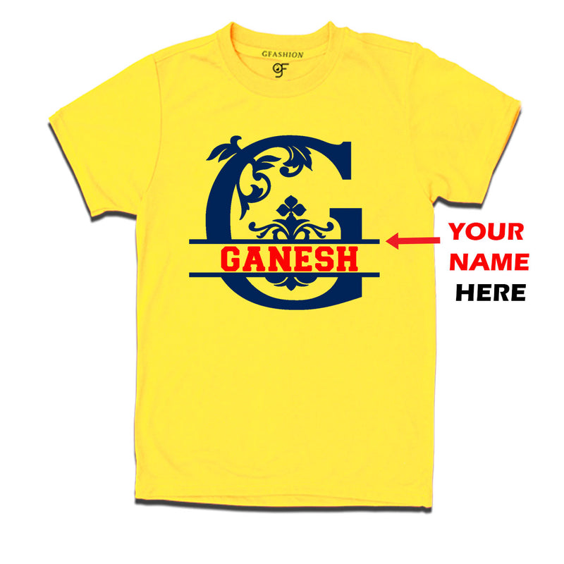 Initial G with name t shirts for kids and adults