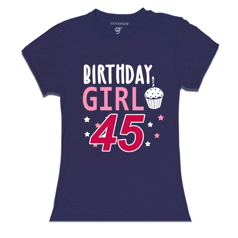 Birthday Girl t shirts for 45th year