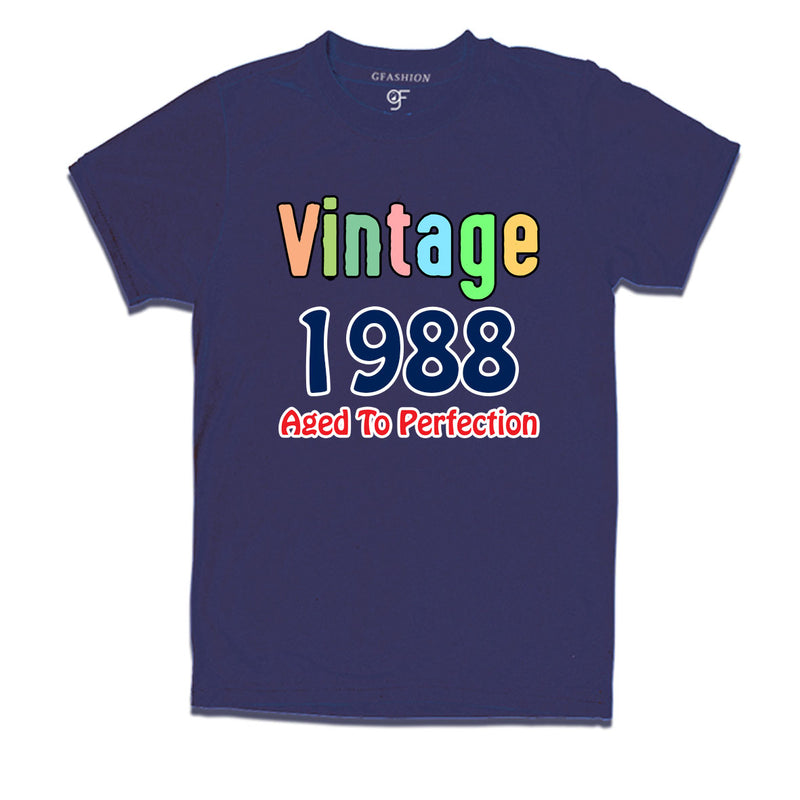 vintage 1988 aged to perfection t-shirts