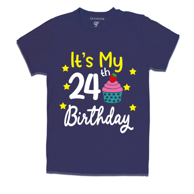 it's my 24th birthday tshirts for boy and girls