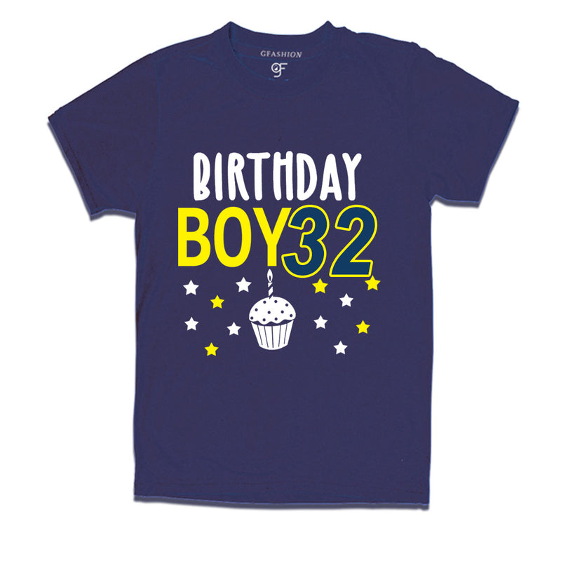 Birthday boy t shirts for 32nd year