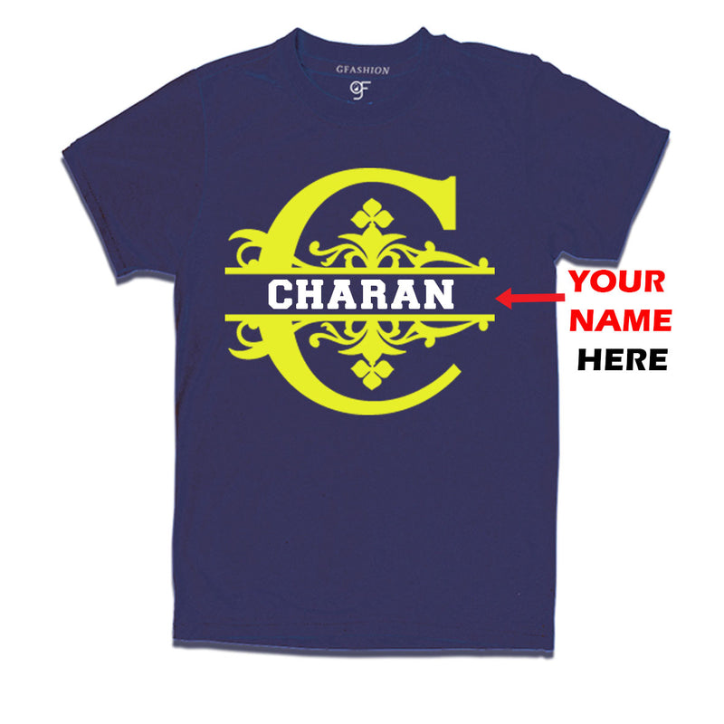 Initial C with name t shirts for kids and adults