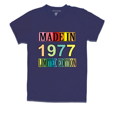 Made in 1977 Limited Edition t shirts