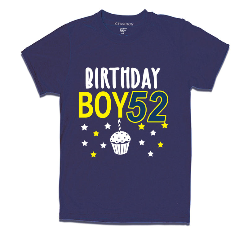 Birthday boy t shirts for 52nd year