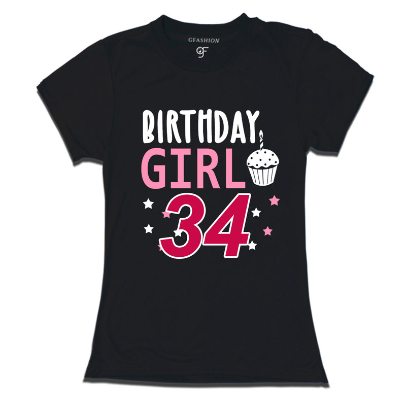 Birthday Girl t shirts for 34th year