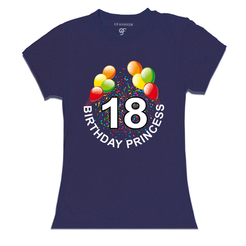 Birthday princess t shirts for 18th birthday