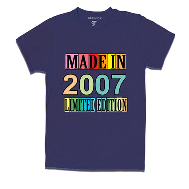 Made in 2007 Limited Edition t shirts