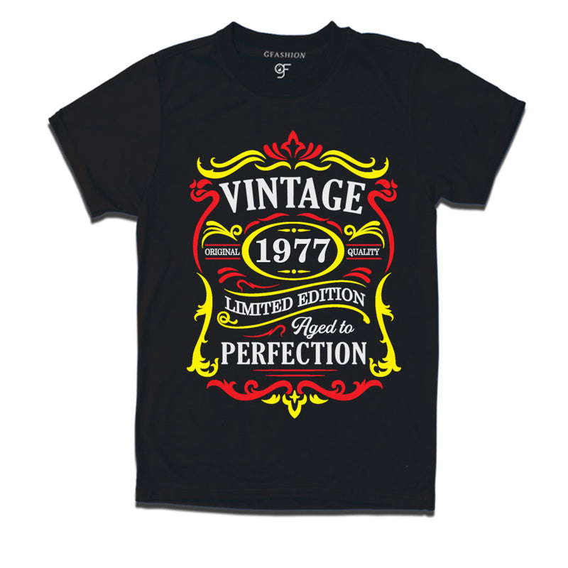 vintage 1977 original quality limited edition aged to perfection t-shirt