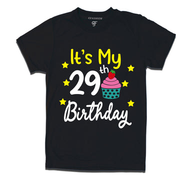 it's my 29th birthday tshirts for men's and women's