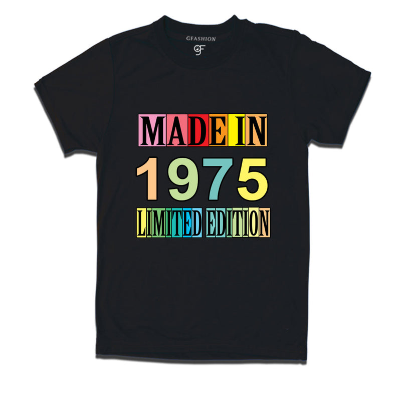 Made in 1975 Limited Edition t shirts