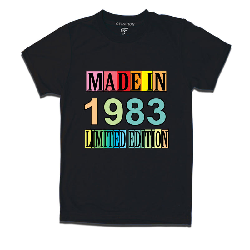 Made in 1983 Limited Edition t shirts