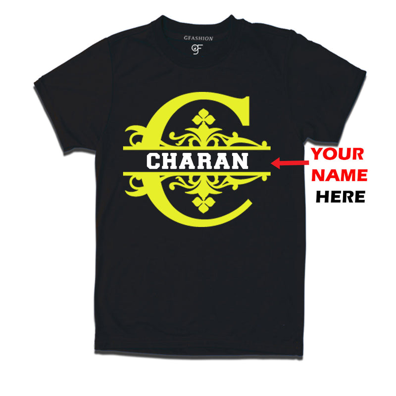 Initial C with name t shirts for kids and adults