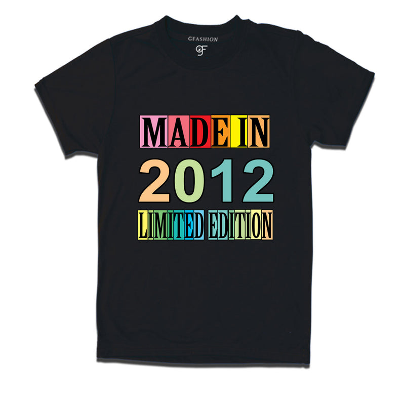 Made in 2012 Limited Edition t shirts